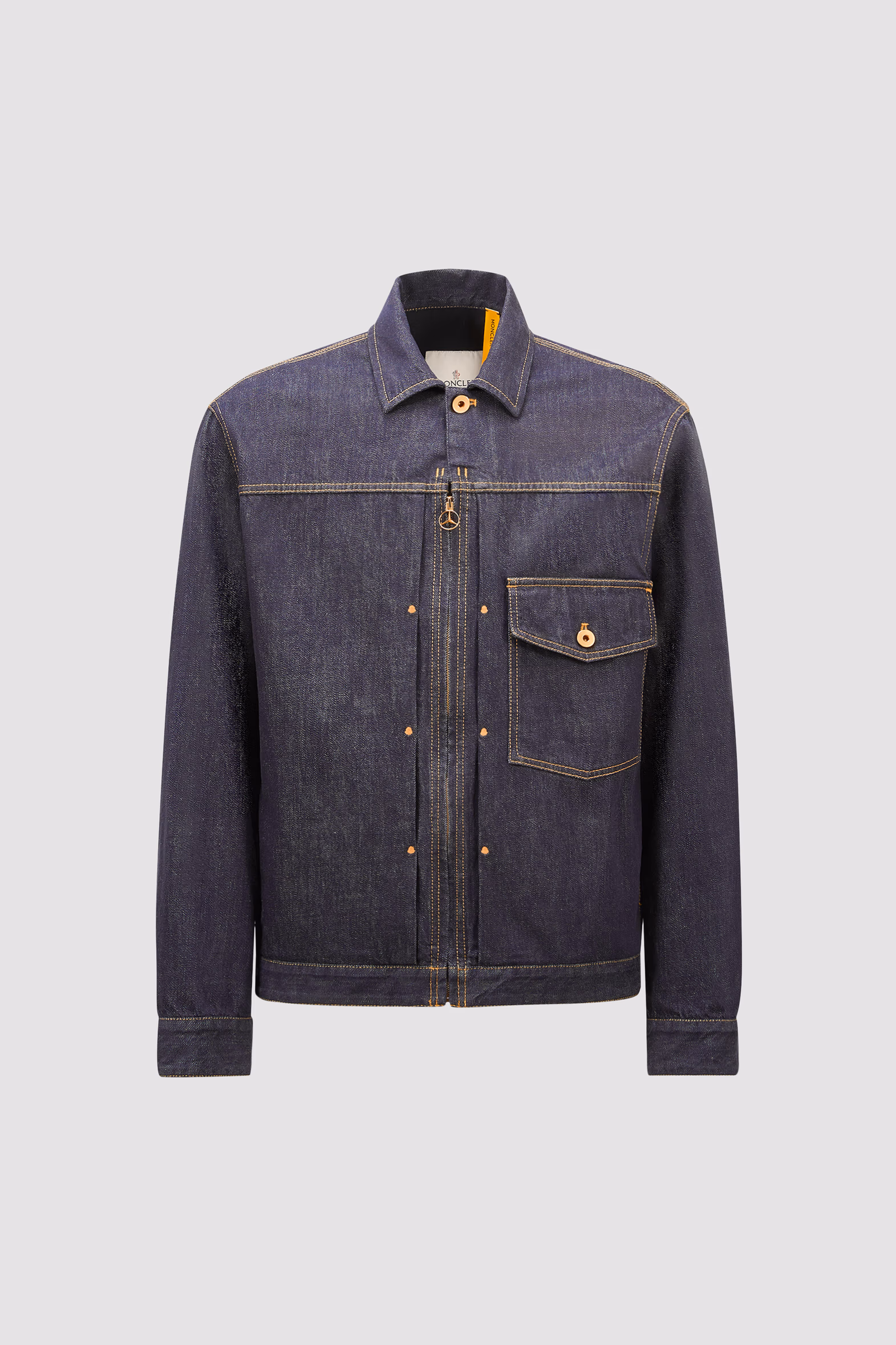 Moncler x Mercedes-Benz by NIGO Nepit Denim Jacket Men Denim Blue Moncler 2